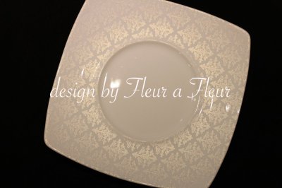 画像3: 白磁用転写紙　tiny damask 　パールホワイト