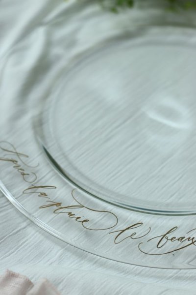 画像4: j'aime’s  calligraphyガラス用（ゴールド）5枚セット