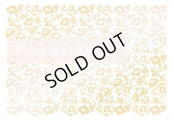 画像3: アウトレット！白磁用転写紙　モダンフラワー　メタリックゴールド (3)