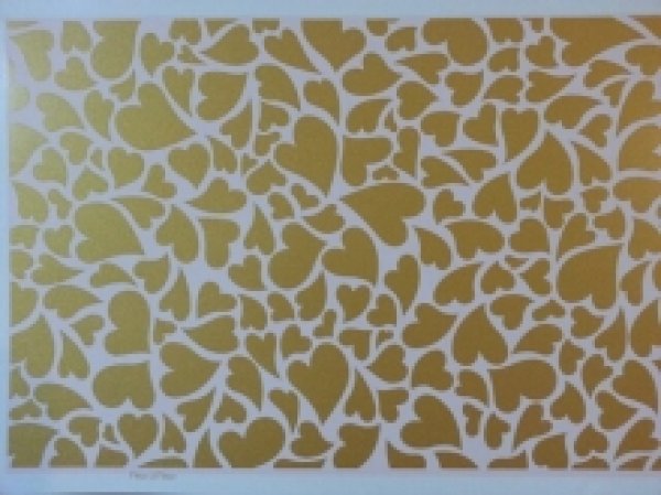 画像3: 上品モダン！メタリックハート　メタリックゴールド (3)