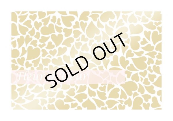 画像4: 上品モダン！メタリックハート　メタリックゴールド　5枚お得セット (4)