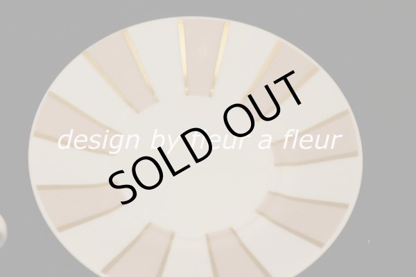 画像3: 白磁用転写紙　1dayキット東原製陶C&S用　ピンクベージュ×メタリックゴールド (3)