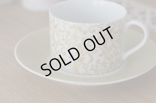 画像2: 白磁用転写紙　NEWアラベスク メタリックゴールド　5枚お得セット (2)