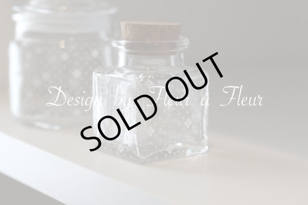 画像2: 限定！！ガラス用　とってもキュート！！Petite fleur dots　ホワイト　5枚お得セット (2)