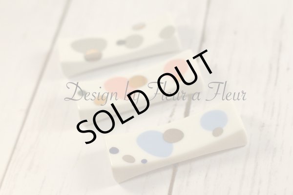 画像2: random dot グレー・ピンク・ブルー　３色お得セット (2)